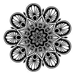 Mandalas for coloring  book. Decorative round ornaments. Unusual flower shape. Oriental vector, Anti-stress therapy patterns. Weave design elements. Yoga logos Vector.