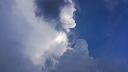 Fototapeta na wymiar rain cloudy sky