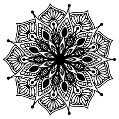 Mandalas for coloring  book. Decorative round ornaments. Unusual flower shape. Oriental vector, Anti-stress therapy patterns. Weave design elements. Yoga logos Vector.