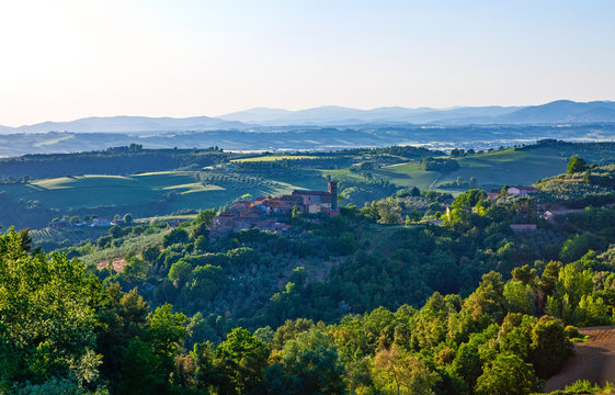 The art and tradition of the minor countries of Umbria region