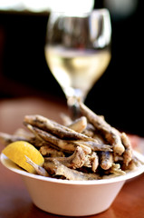 Crunchy Fried Anchovies