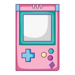 tetris handheld videogame console simulador © Stockgiu