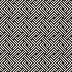 Vector seamless lines mosaic pattern. Modern stylish abstract texture. Repeating geometric tiles
