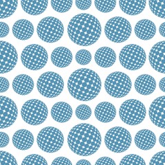 Seamless background with spheres. 