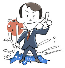 前向きに立ち向かう