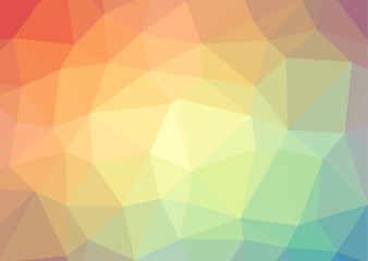 Polygon colorful background Abstract