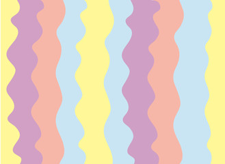 cute soft rainbow background vector illustration