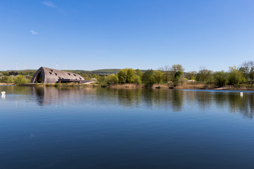Naklejka na ściany i meble quarry lake in Remerschen