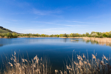 Fototapeta premium quarry lake in Remerschen
