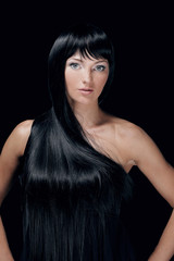 Naklejka premium Beautiful Woman Spa Model.