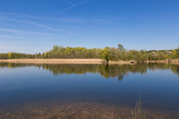 Fototapeta premium quarry lake in Remerschen