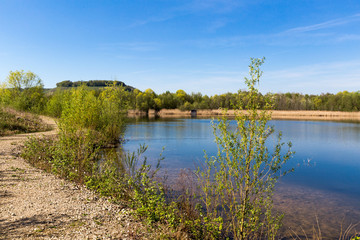 quarry lake  in Remerschen