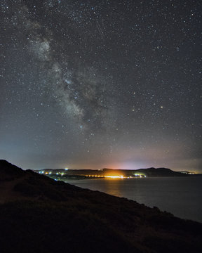 A Milky way in the skies of southern Sardinia