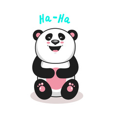cute vector panda2