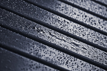 Abstract wood and drops