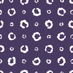 Simple seamless pattern abstract curls. Hand drawing. 