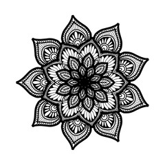 Mandalas for coloring  book. Decorative round ornaments. Unusual flower shape. Oriental vector, Anti-stress therapy patterns. Weave design elements. Yoga logos Vector.