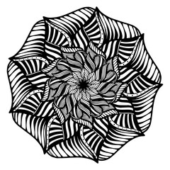 Mandalas for coloring  book. Decorative round ornaments. Unusual flower shape. Oriental vector, Anti-stress therapy patterns. Weave design elements. Yoga logos Vector.