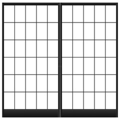 障子　荒間障子　縦　2面　