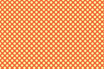Yellow polka dots pattern