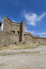Fototapeta na wymiar Ancient medieval fortress