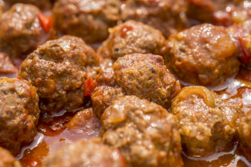 Meatballs with tomato sauce