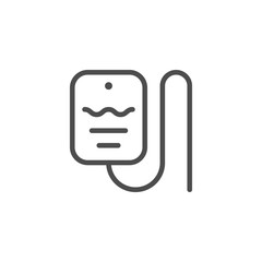 Drop counter line icon