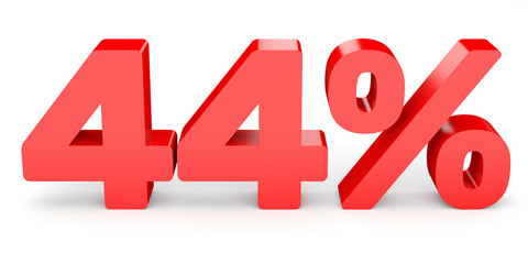 Forty four percent off. Discount 44 %.