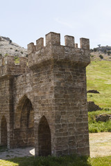 Fototapeta na wymiar Ancient medieval fortress