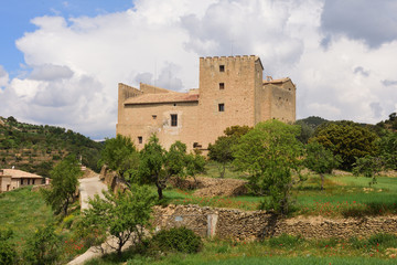 Fototapeta na wymiar Castle of Todolella Castellon province, Spain
