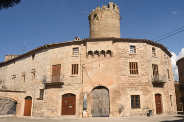 Castle of Verdu, l Urgell, LLeida province, Catalonia, Spain