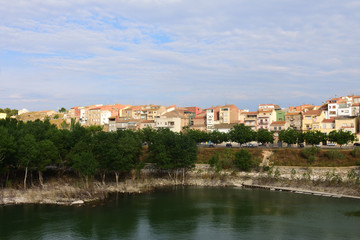 village of Flix, Ribera de Ebro, Tarragona province, Catalonia,Spain