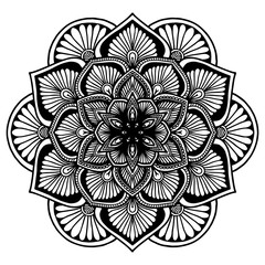 Mandalas for coloring  book. Decorative round ornaments. Unusual flower shape. Oriental vector, Anti-stress therapy patterns. Weave design elements. Yoga logos Vector.