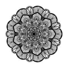 Mandalas for coloring  book. Decorative round ornaments. Unusual flower shape. Oriental vector, Anti-stress therapy patterns. Weave design elements. Yoga logos Vector.
