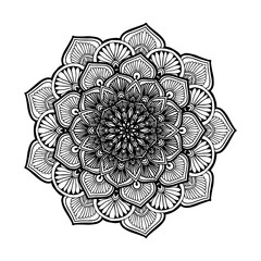 Mandalas for coloring  book. Decorative round ornaments. Unusual flower shape. Oriental vector, Anti-stress therapy patterns. Weave design elements. Yoga logos Vector.