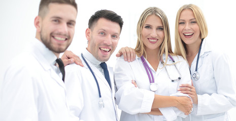 Fototapeta premium portrait of successful medical team