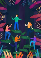 People live in nature