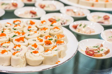 Appetizer for wedding party celebration,Thailand.
