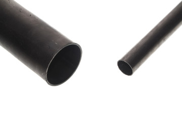 metal pipe isolated on white background