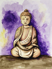 Buddha mit Hintergrund