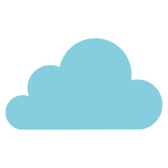 cloud sky isolated icon vector illustration design