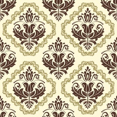 Classic seamless pattern. Traditional orient ornament. Classic vintage background