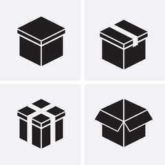 Box icon set