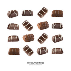 Chocolate Sweets Seamless Pattern