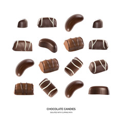 Chocolate Sweets Seamless Pattern