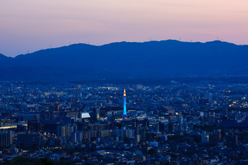 Night view of Kyoto