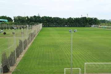 Football field for training.