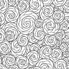 Seamless Pattern for coloring book.