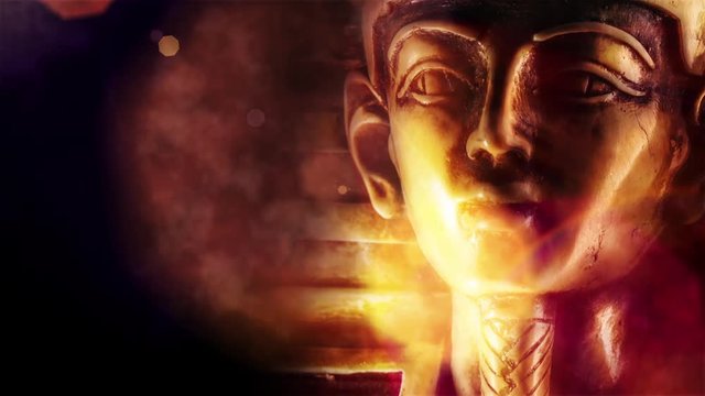 Stone pharaoh tutankhamen mask