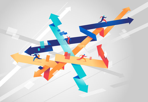 Labirinto di possibilit&agrave; dove &egrave; impossibile trovare la direzione